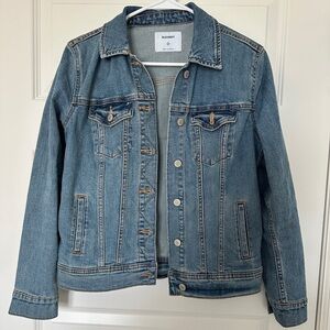 Old Navy Light Wash Denim Jean Jacket Size Small Womens with Buttons